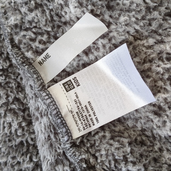 UNIQLO Little Kids Fluffy Yarn Fleece Full Zip Jacket (Size 5/6) - Picture 7 of 8